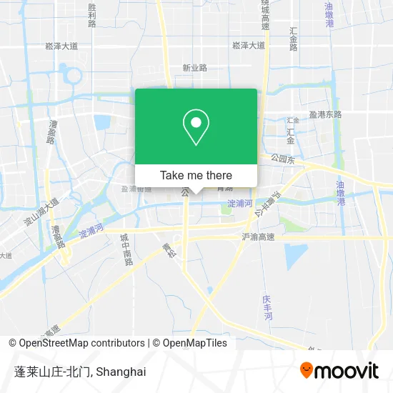 蓬莱山庄-北门 map