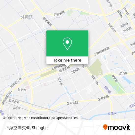 上海空岸实业 map