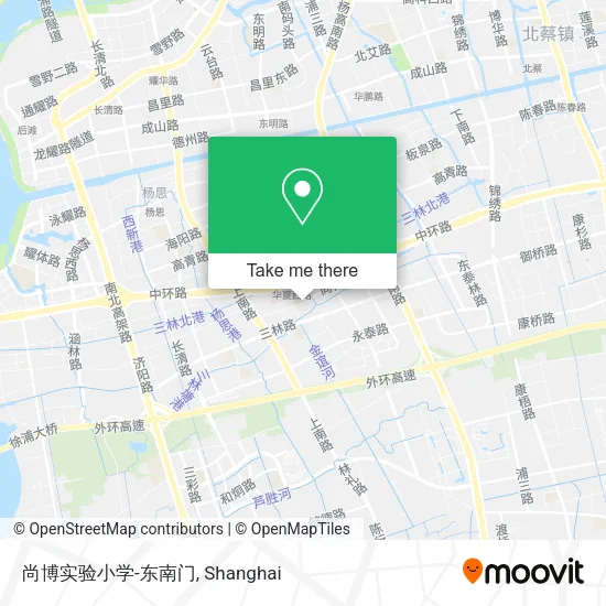 尚博实验小学-东南门 map