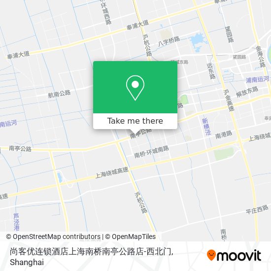 尚客优连锁酒店上海南桥南亭公路店-西北门 map