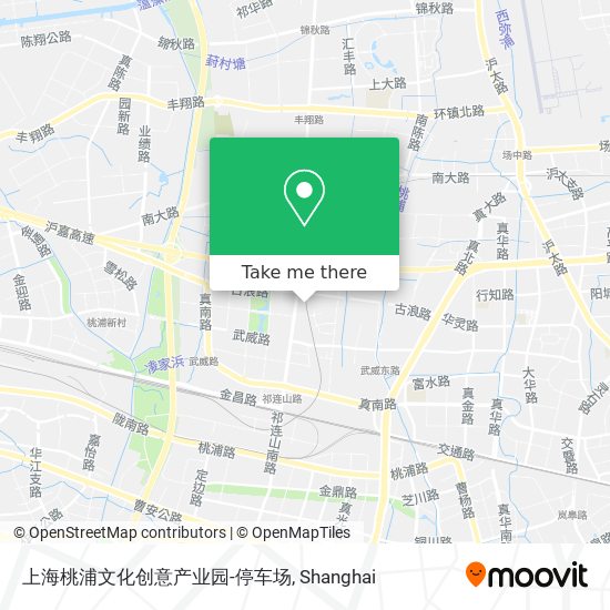 上海桃浦文化创意产业园-停车场 map