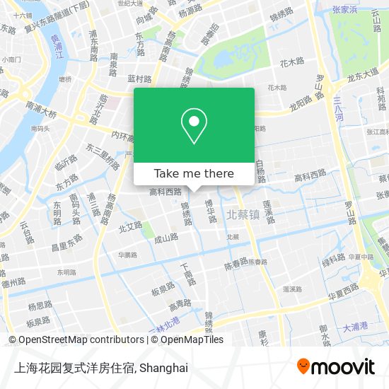 上海花园复式洋房住宿 map