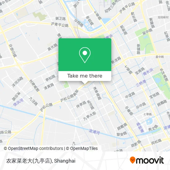 农家菜老大(九亭店) map