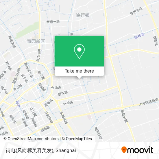 街电(风向标美容美发) map