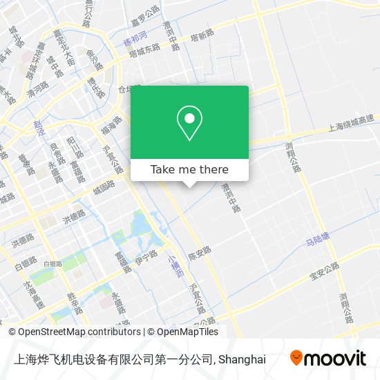 上海烨飞机电设备有限公司第一分公司 map