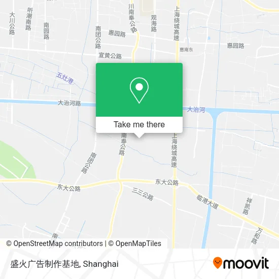盛火广告制作基地 map