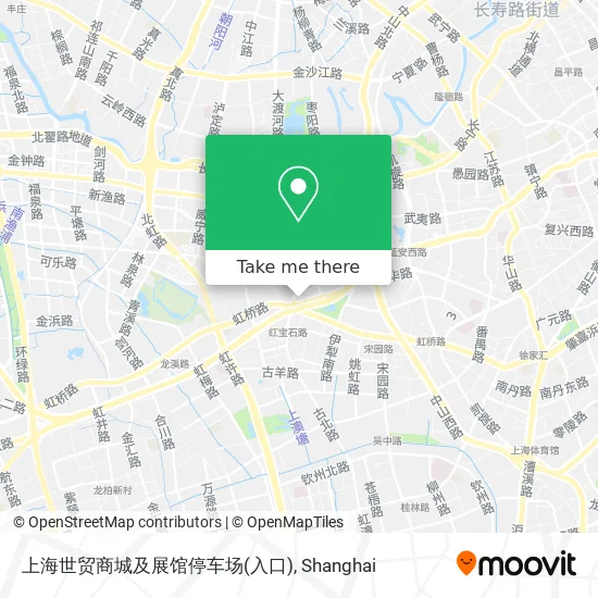上海世贸商城及展馆停车场(入口) map