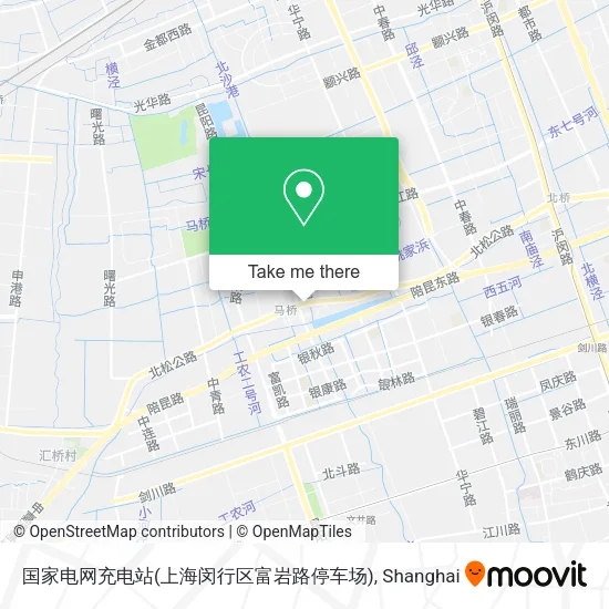 国家电网充电站(上海闵行区富岩路停车场) map