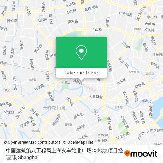 中国建筑第八工程局上海火车站北广场C2地块项目经理部 map