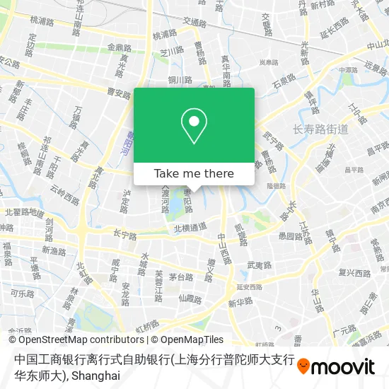 中国工商银行离行式自助银行(上海分行普陀师大支行华东师大) map