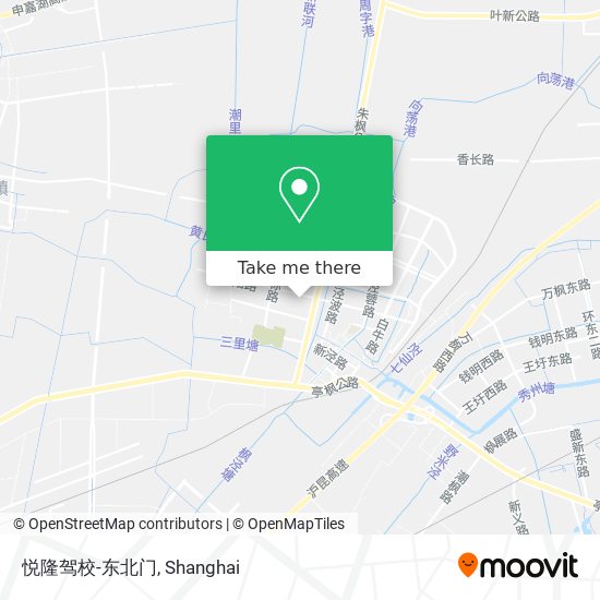 悦隆驾校-东北门 map