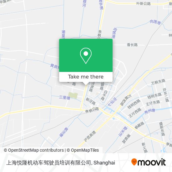 上海悦隆机动车驾驶员培训有限公司 map