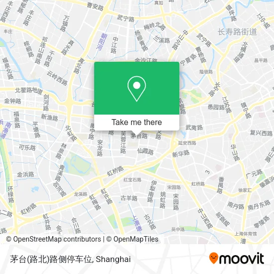 茅台(路北)路侧停车位 map
