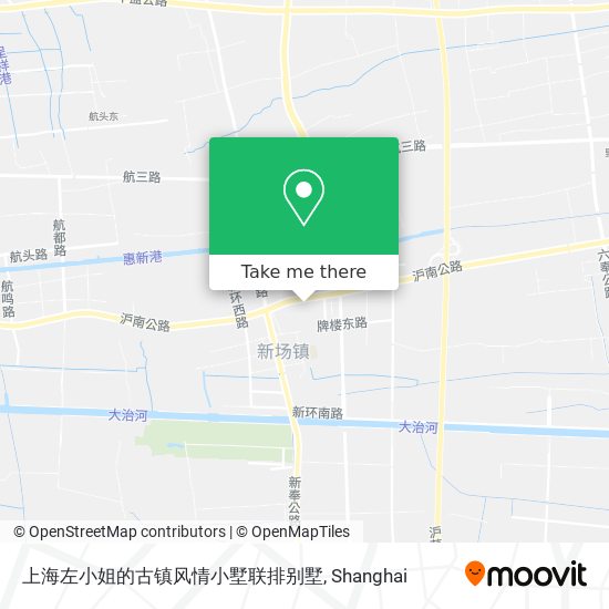 上海左小姐的古镇风情小墅联排别墅 map