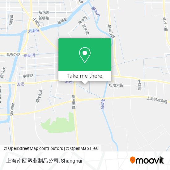 上海南瓯塑业制品公司 map
