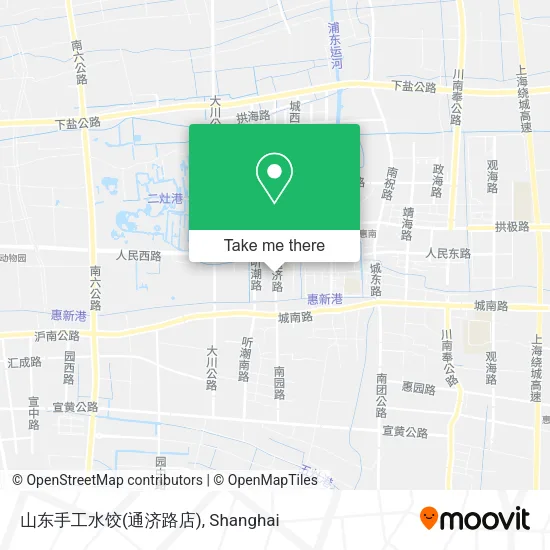 山东手工水饺(通济路店) map