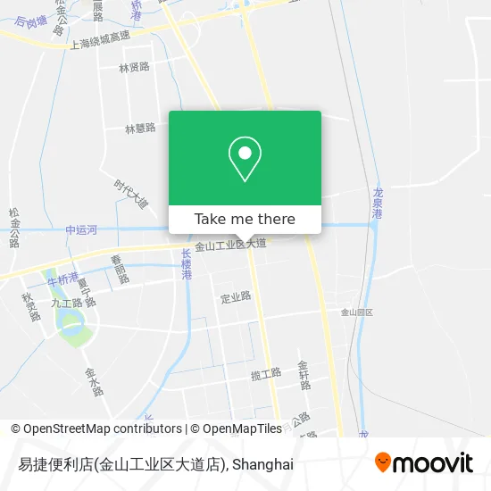 易捷便利店(金山工业区大道店) map