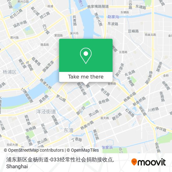 浦东新区金杨街道-033经常性社会捐助接收点 map