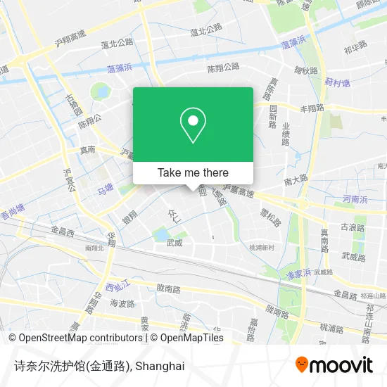 诗奈尔洗护馆(金通路) map