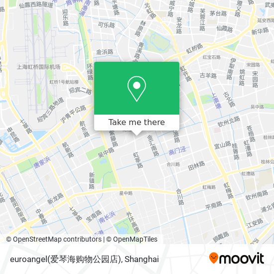 euroangel(爱琴海购物公园店) map