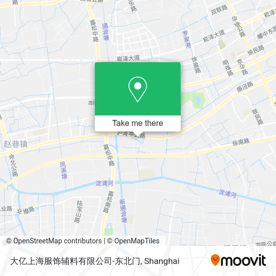 大亿上海服饰辅料有限公司-东北门 map