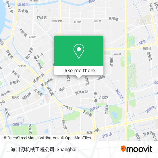 上海川源机械工程公司 map