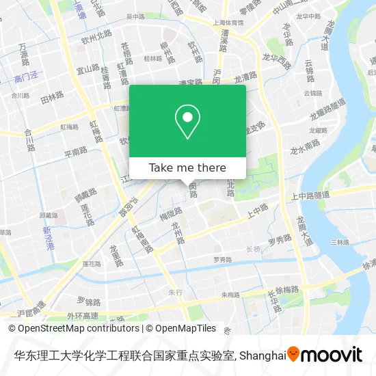 华东理工大学化学工程联合国家重点实验室 map