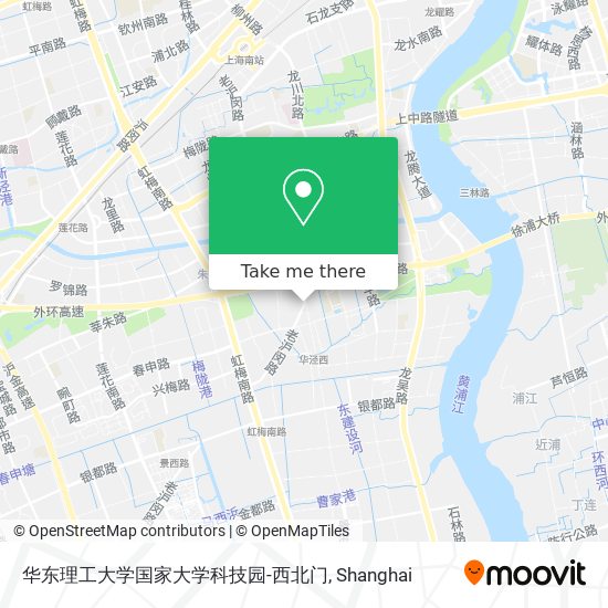 华东理工大学国家大学科技园-西北门 map