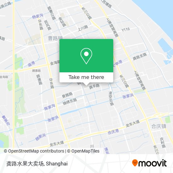 龚路水果大卖场 map