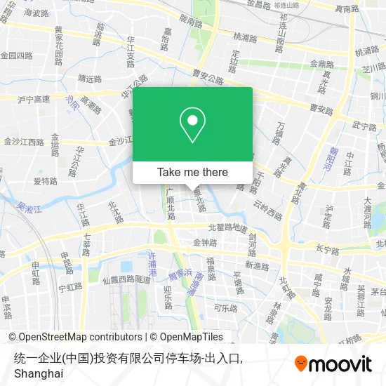 统一企业(中国)投资有限公司停车场-出入口 map