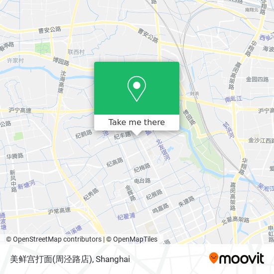 美鲜宫打面(周泾路店) map