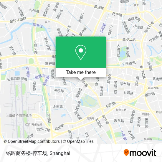 铭晖商务楼-停车场 map