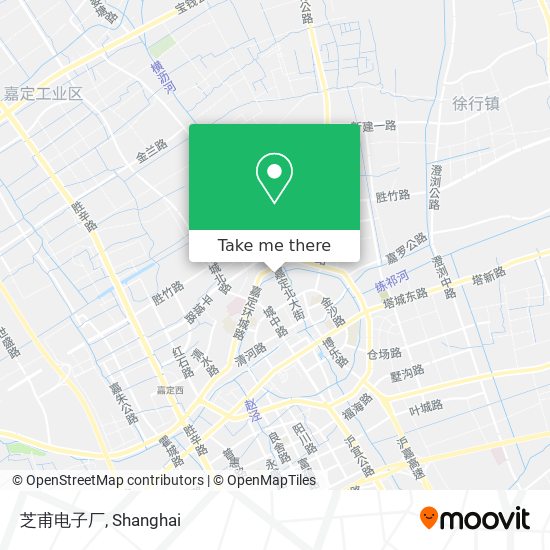 芝甫电子厂 map
