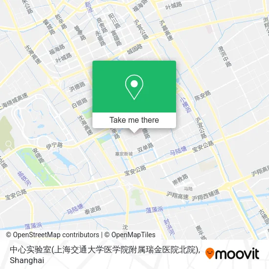 中心实验室(上海交通大学医学院附属瑞金医院北院) map