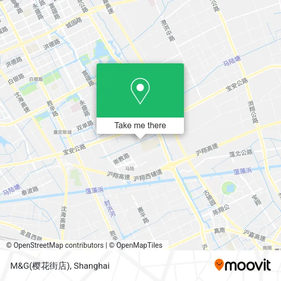 M&G(樱花街店) map