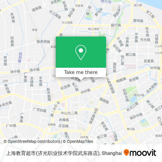 上海教育超市(济光职业技术学院武东路店) map