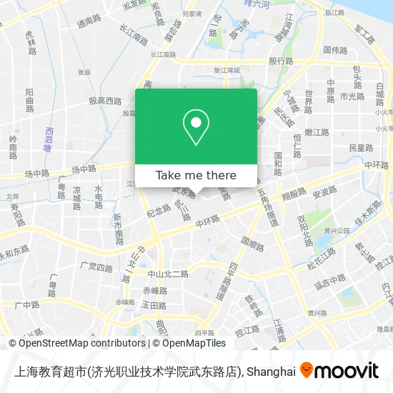 上海教育超市(济光职业技术学院武东路店) map