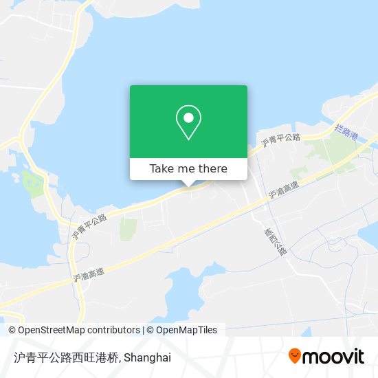 沪青平公路西旺港桥 map