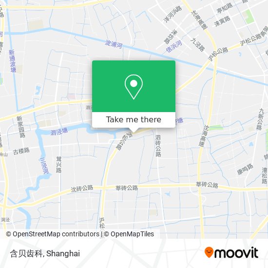含贝齿科 map