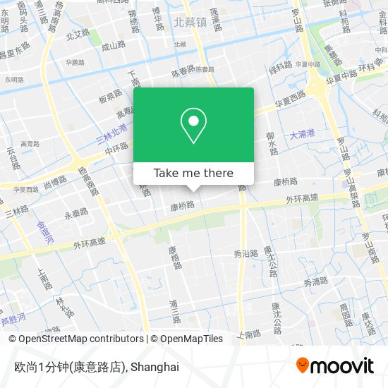 欧尚1分钟(康意路店) map