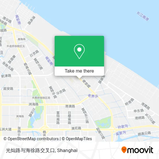 光灿路与海徐路交叉口 map