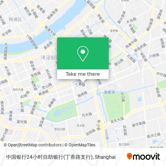 中国银行24小时自助银行(丁香路支行) map