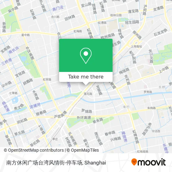 南方休闲广场台湾风情街-停车场 map