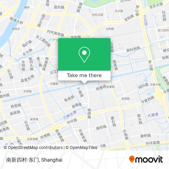 南新四村-东门 map