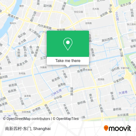 南新四村-东门 map