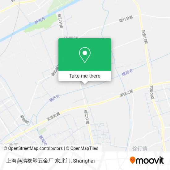 上海燕清橡塑五金厂-东北门 map