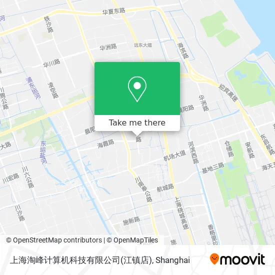 上海淘峰计算机科技有限公司(江镇店) map
