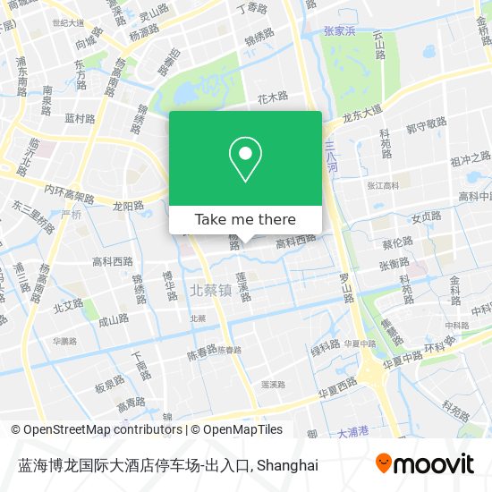 蓝海博龙国际大酒店停车场-出入口 map