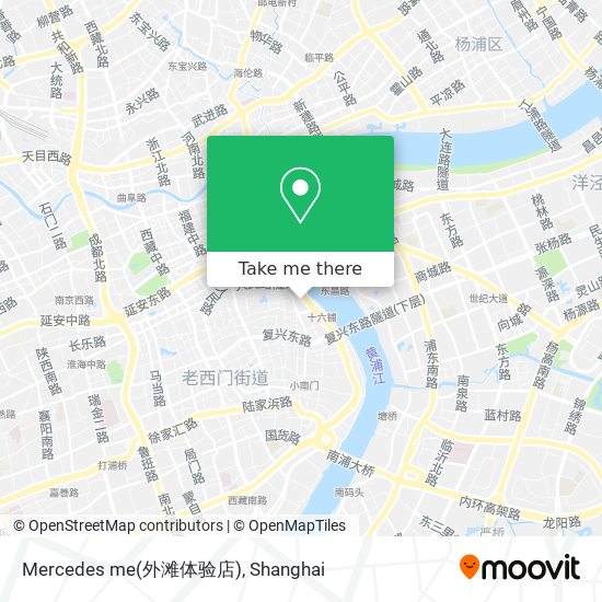 Mercedes me(外滩体验店) map