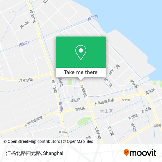 江杨北路四元路 map